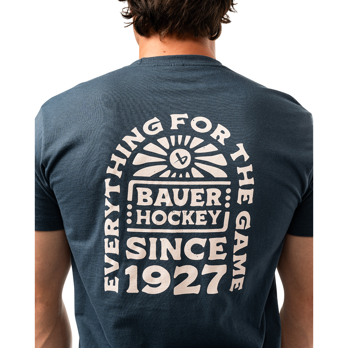 Triko BAUER S25 GRAPHIC TEE-SR-INDIGO (1064727)
