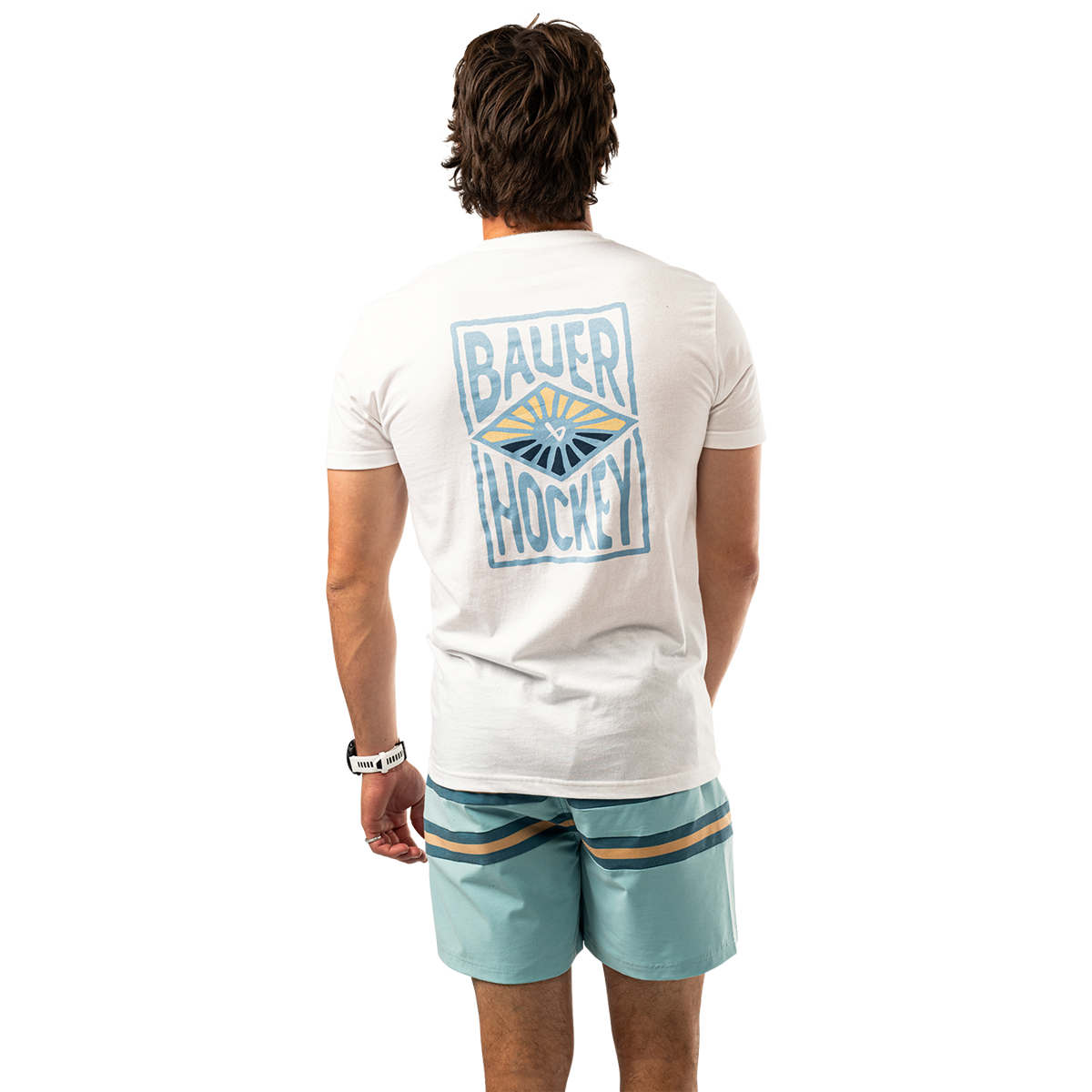 Triko BAUER S25 GRAPHIC TEE-SR-WHITE (1064725)