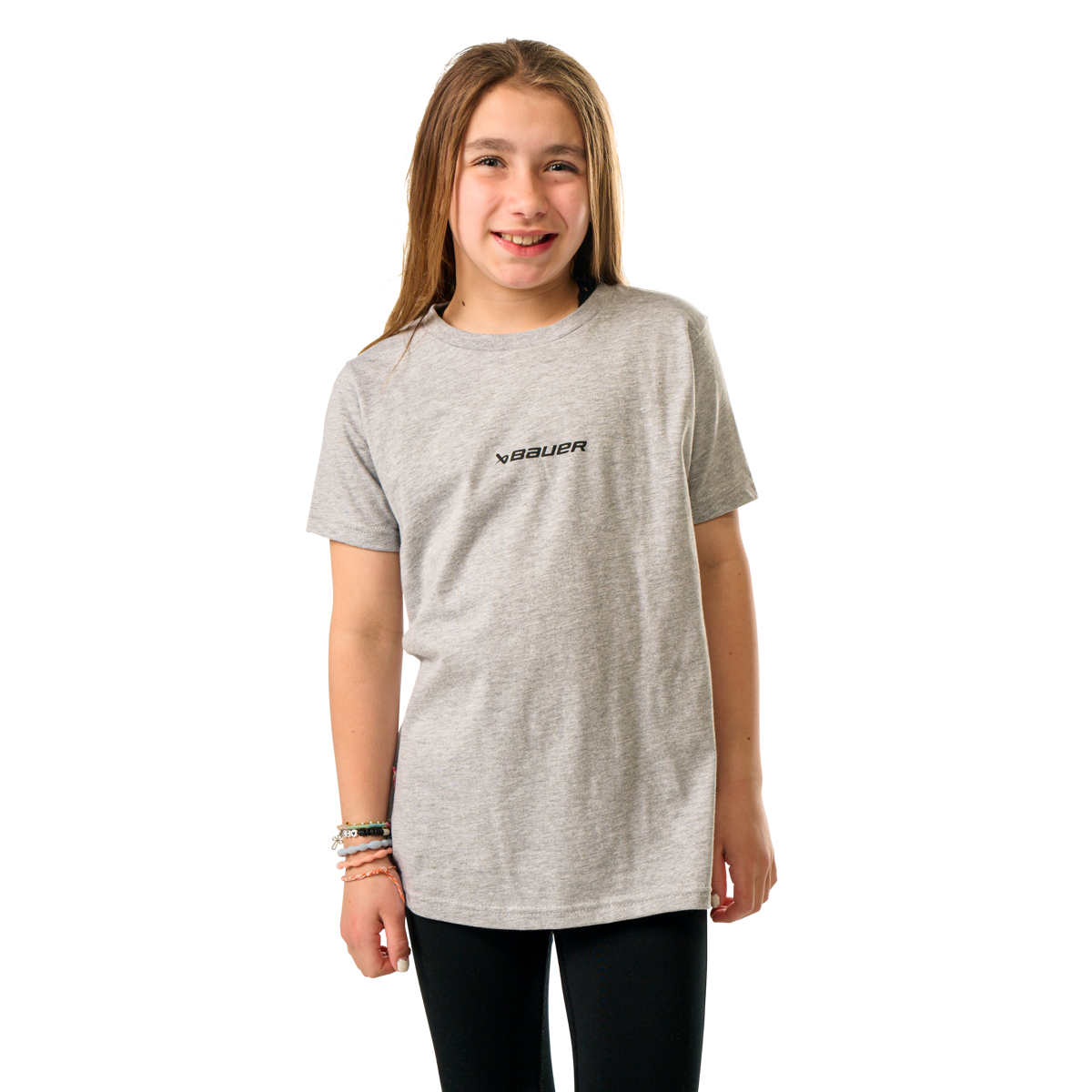 Triko BAUER S25 ICON GRAPHIC TEE TEE-YTH-HGRY (1064745)