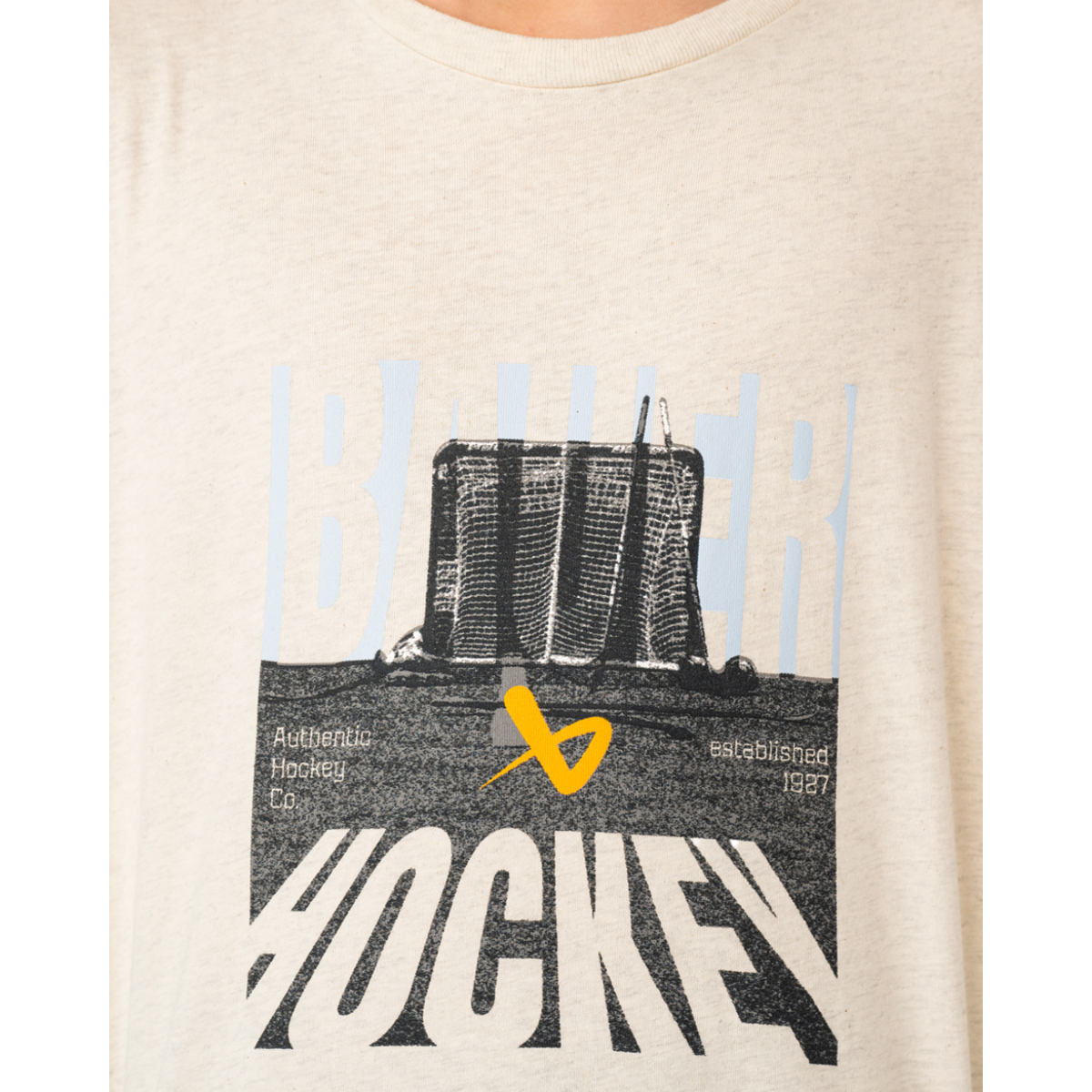 Triko BAUER S25 LS GRAPHIC TEE-YTH-WHT (1065897)