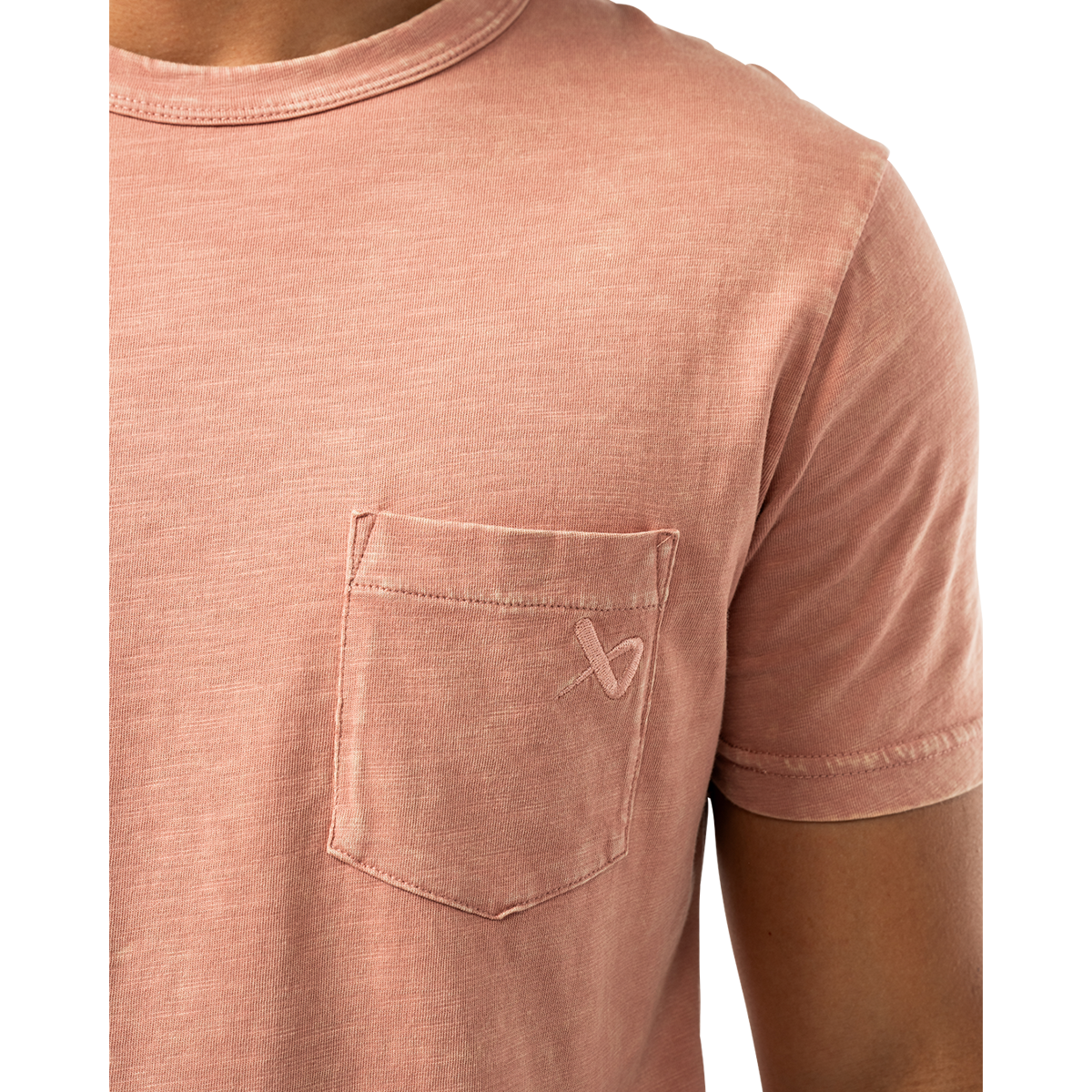 Triko BAUER S25 POCKET TEE-SR-ASH ROSE (1064709)