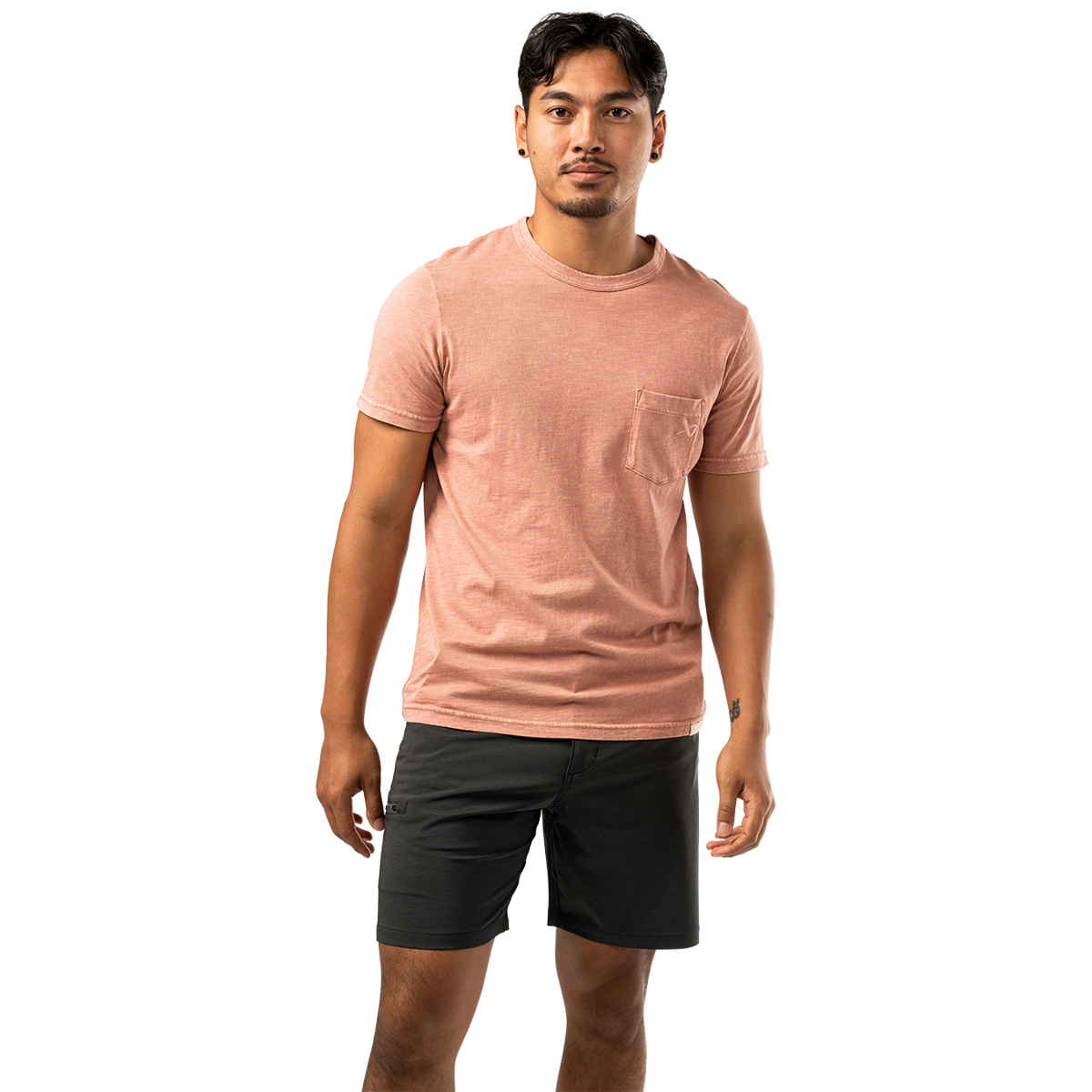 Triko BAUER S25 POCKET TEE-SR-ASH ROSE (1064709)