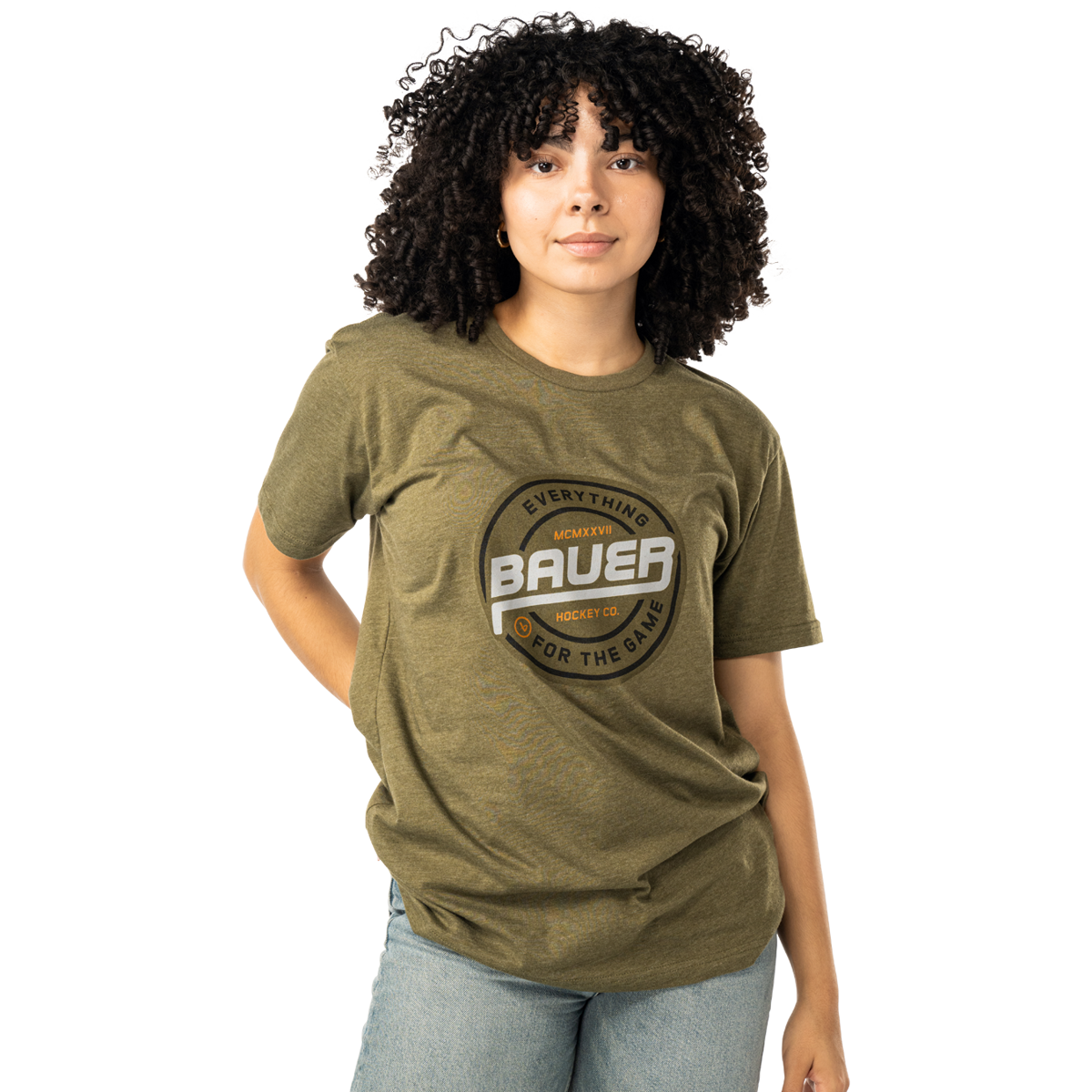 Triko BAUER S25 SS GRAPHIC TEE-SR-GRN (1065651)