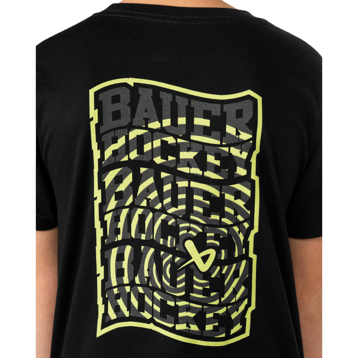 Triko BAUER S25 SS GRAPHIC TEE-YTH-BLK (1065899)