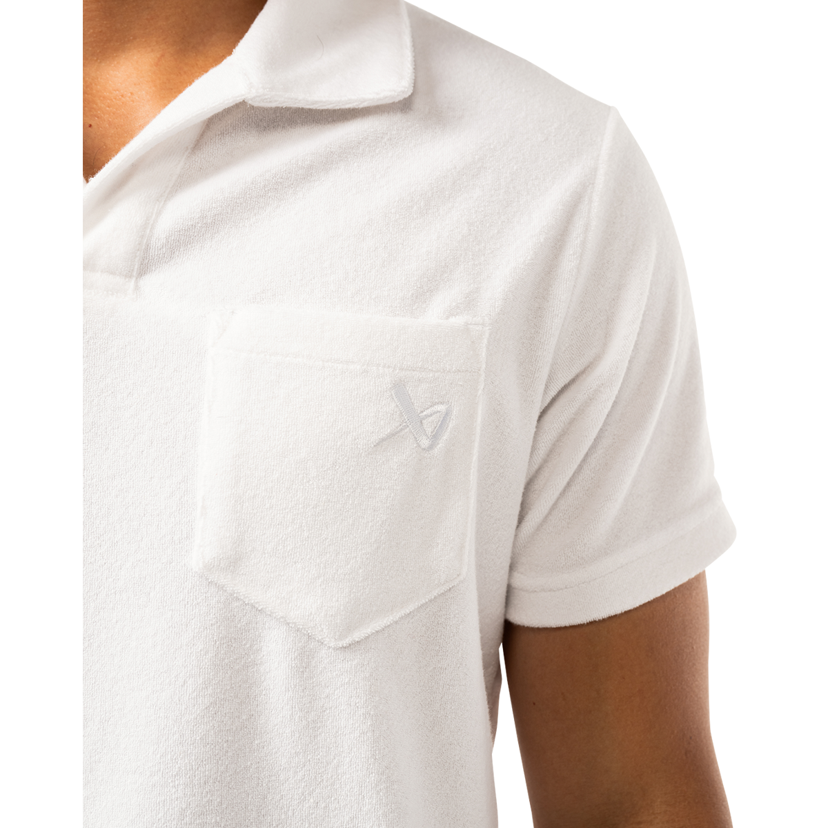 Triko BAUER S25 TERRY POLO-SR-LUCENT WHITE (1064713)