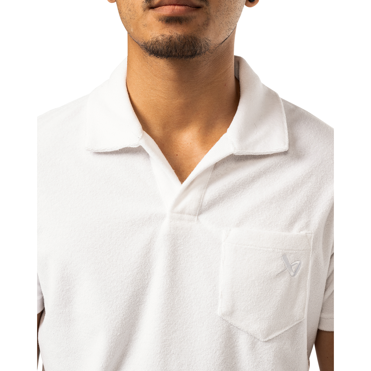 Triko BAUER S25 TERRY POLO-SR-LUCENT WHITE (1064713)
