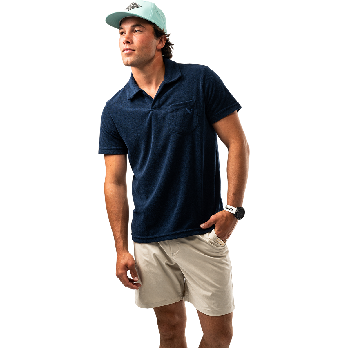 Triko BAUER S25 TERRY POLO-SR-NVY (1064714)