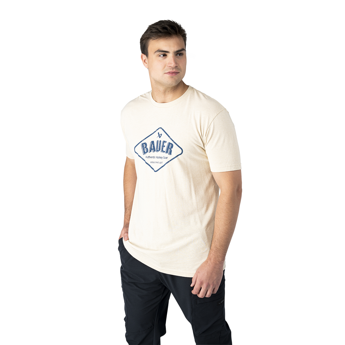 Triko BAUER S26 DIAMOND GRAPHIC TEE-SR (1067574)
