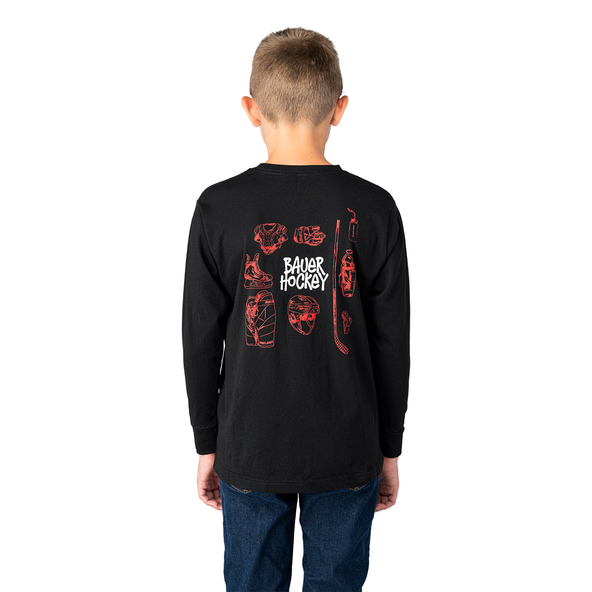 Triko BAUER S26 GEAR GRAPHIC LS TEE-YTH (1067602)