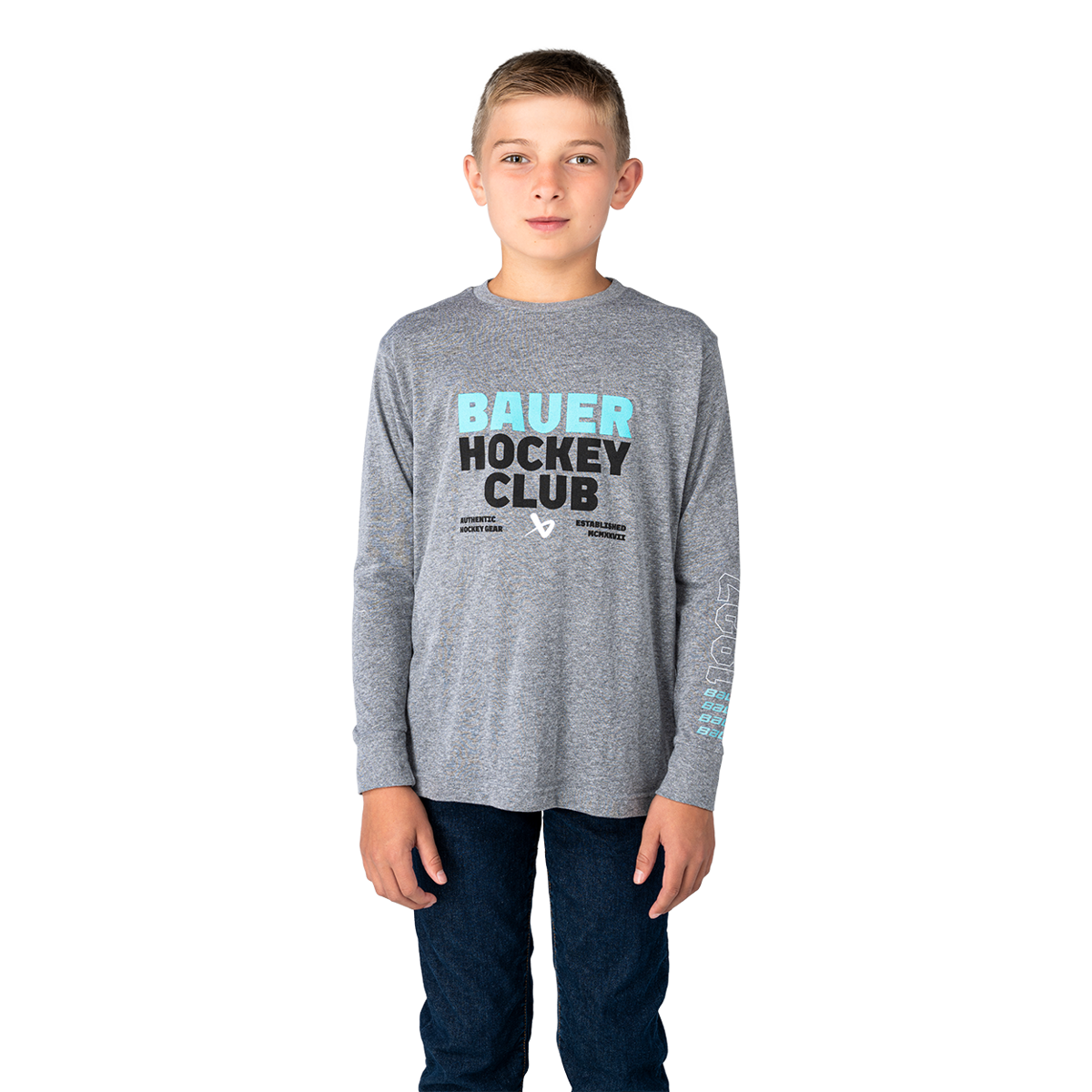 Triko BAUER S26 HOCKEY CLUB GRAPHIC LS TEE-YTH (1067603)