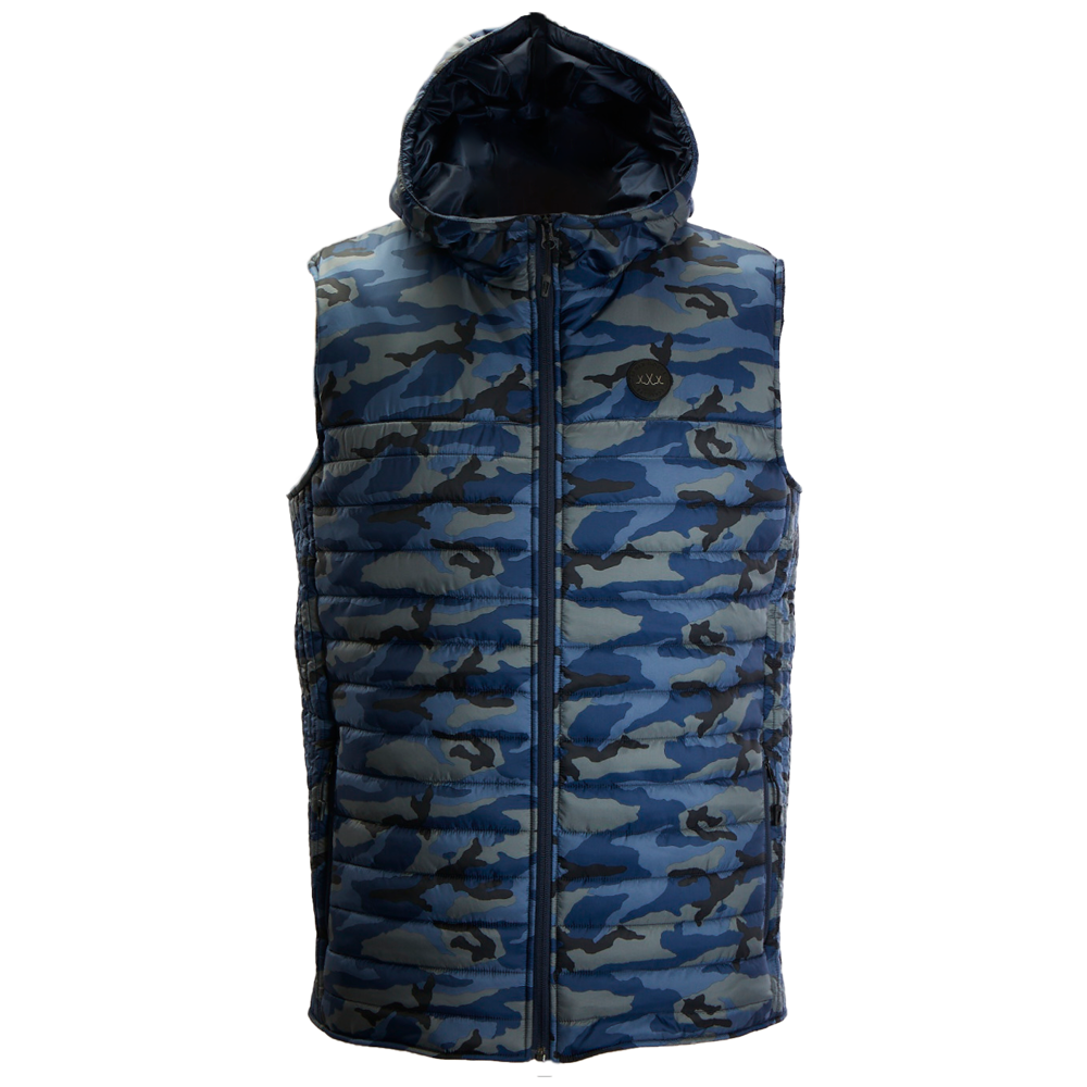 Vesta BAUER FLC HOODED PUFFER VEST-SR-CAMO/COB (1059370)